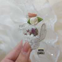 گیفت عروسی و عقد تزئین شده با نقل و گل محمدی 