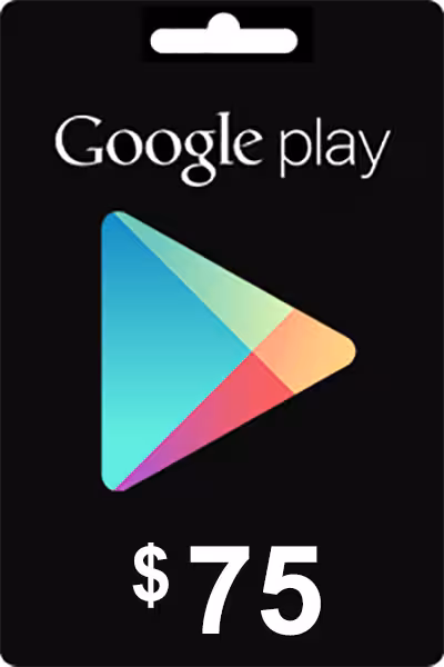 گیفت کارت 75 دلاری گوگل پلی امریکا