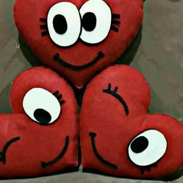 پک سه تایی عروسک قلب