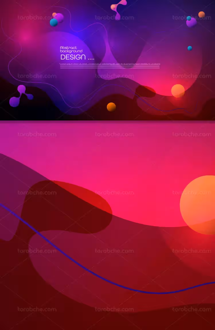 طرح پس زمینه انتزاعی | گرافیک با طعم تربچه