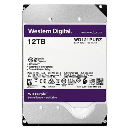 هارددیسک اینترنال وسترن دیجیتال مدل Purple ظرفیت 12 ترابایت