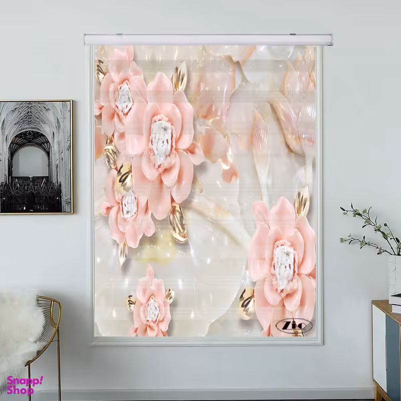 پرده زبرا زیو کد 3D1385 سایز 150x200 سانتی متر