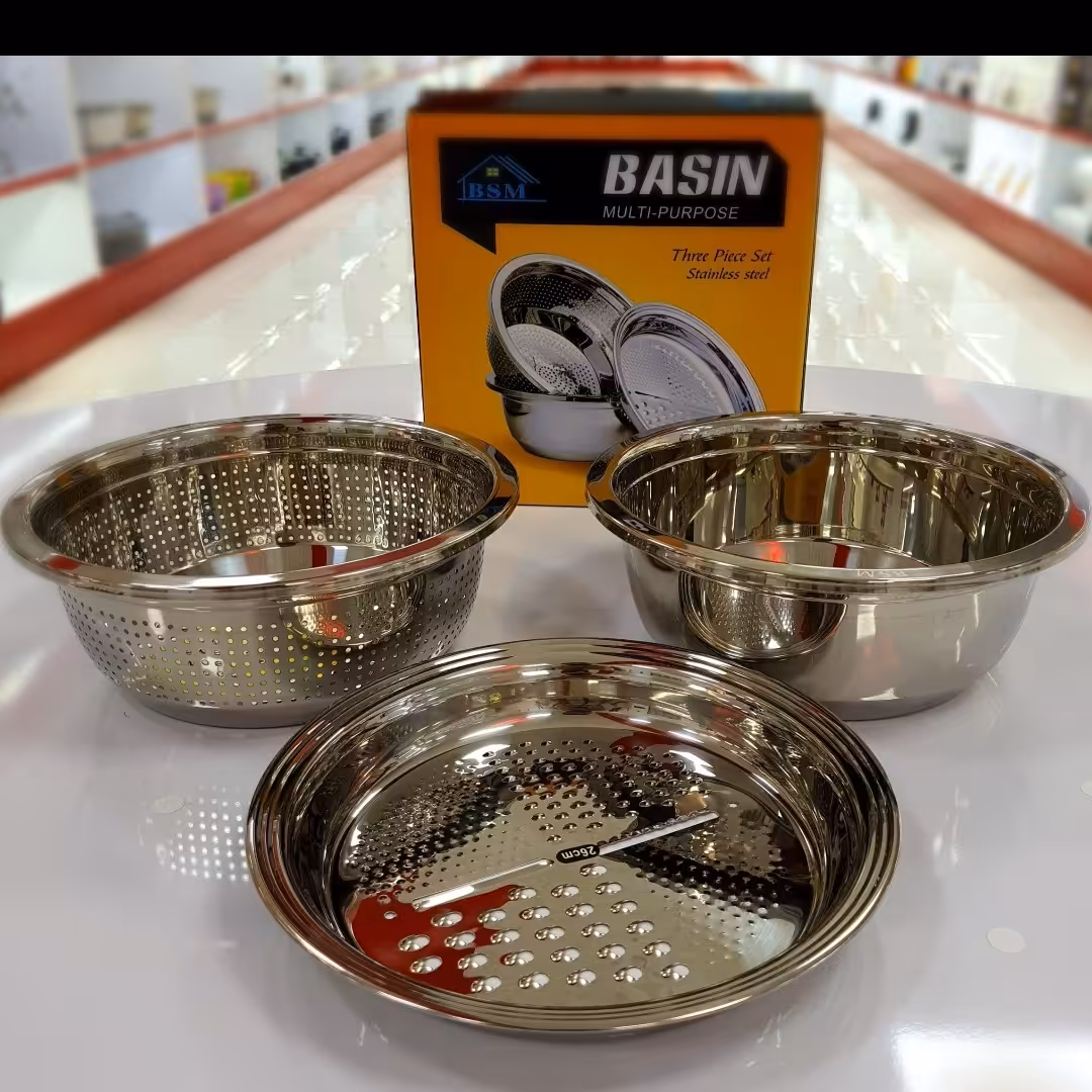 سرویس سه تایی آبکش و لگن و رنده 26