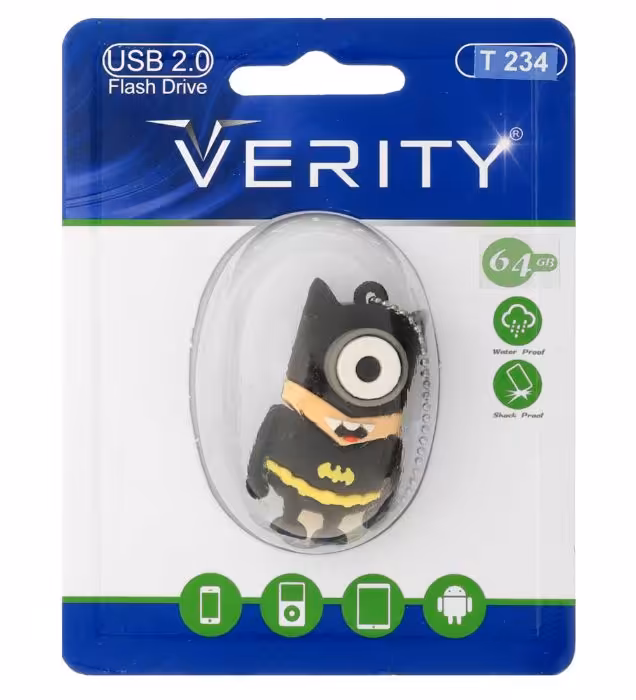 فلش مموری عروسکی وریتی مدل T234 USB 2.0 ظرفیت 64 گیگابایت