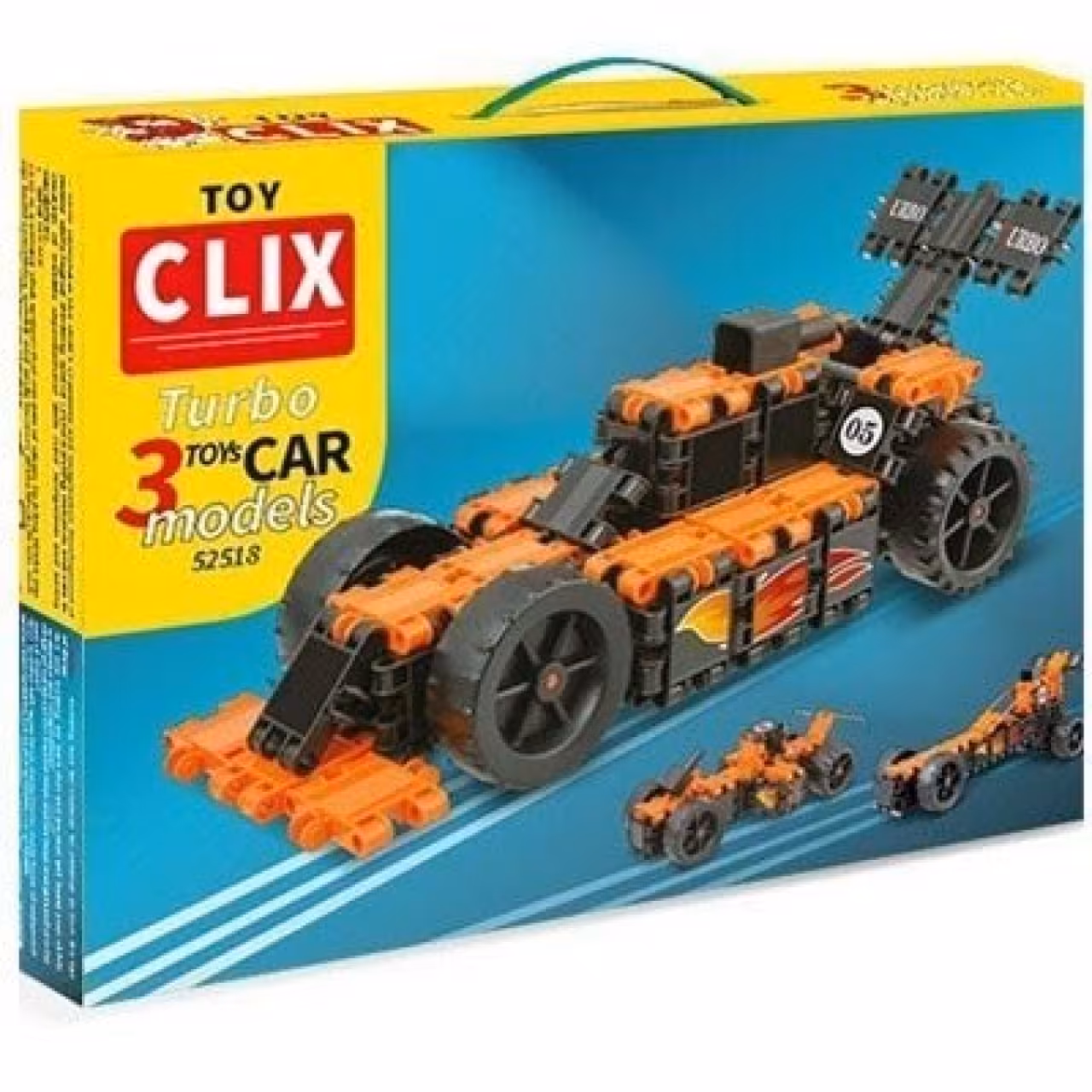 بازی فکری ساختنی مدل کلیکس 104 قطعه توربو