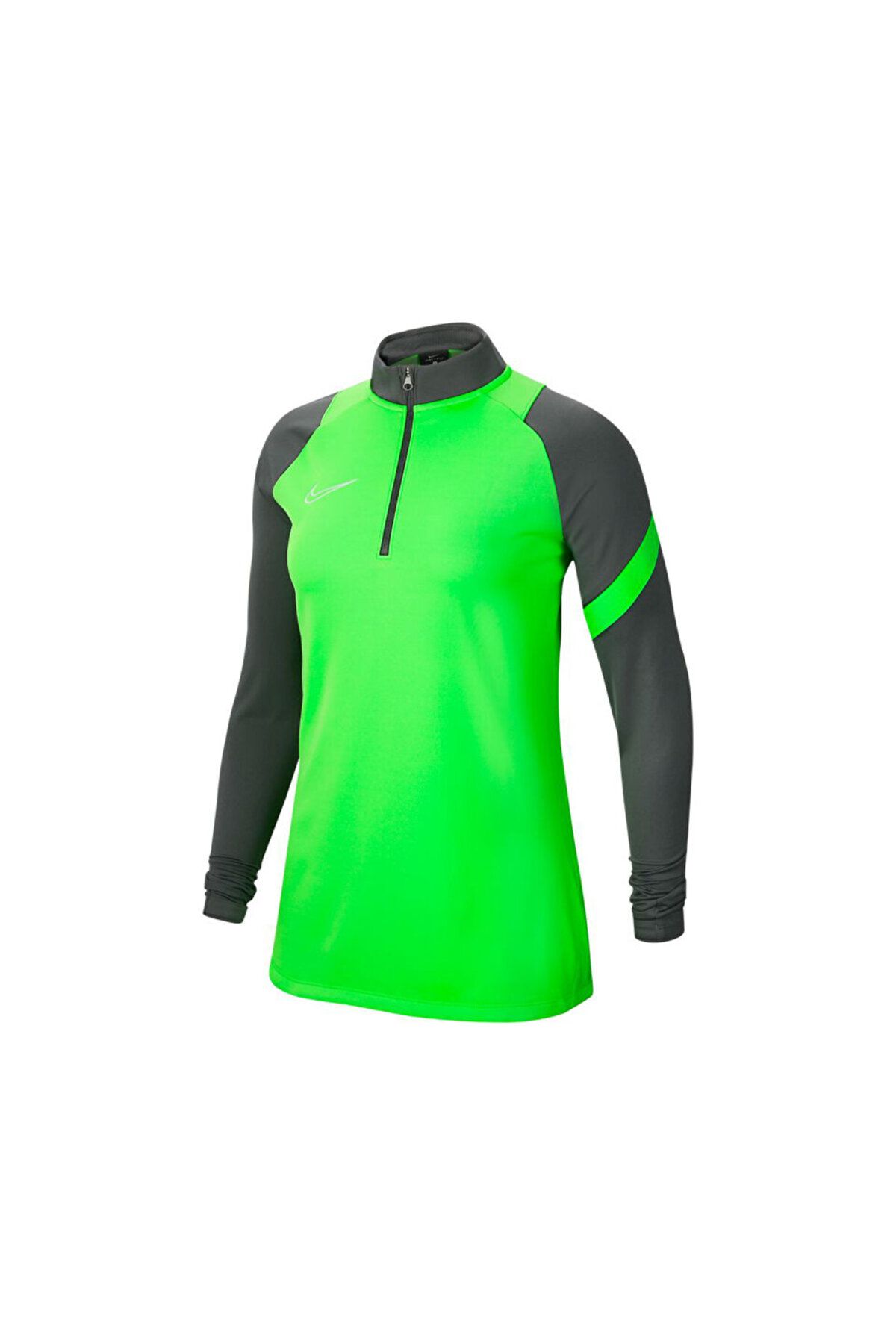 تی شرت سبز زنانه آستین بلند فوتبال DRI FIT PRO 398 Nike