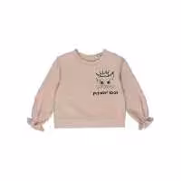 بلوز آستین بلند نوزادی دخترانه مدل Baby صورتی