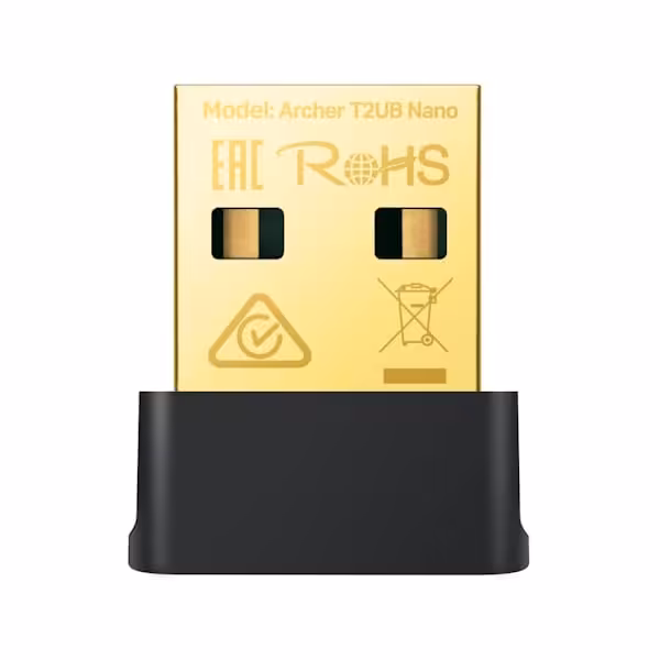 کارت شبکه USB بی سیم AC600 تی پی لینک مدل Archer T2UB Nano