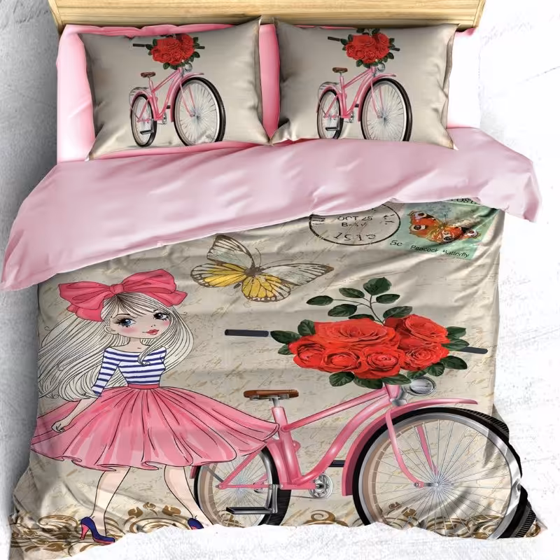 روتختی سه بعدی تک نفره رنگ ثابت کد148(((ارسال رایگان)))