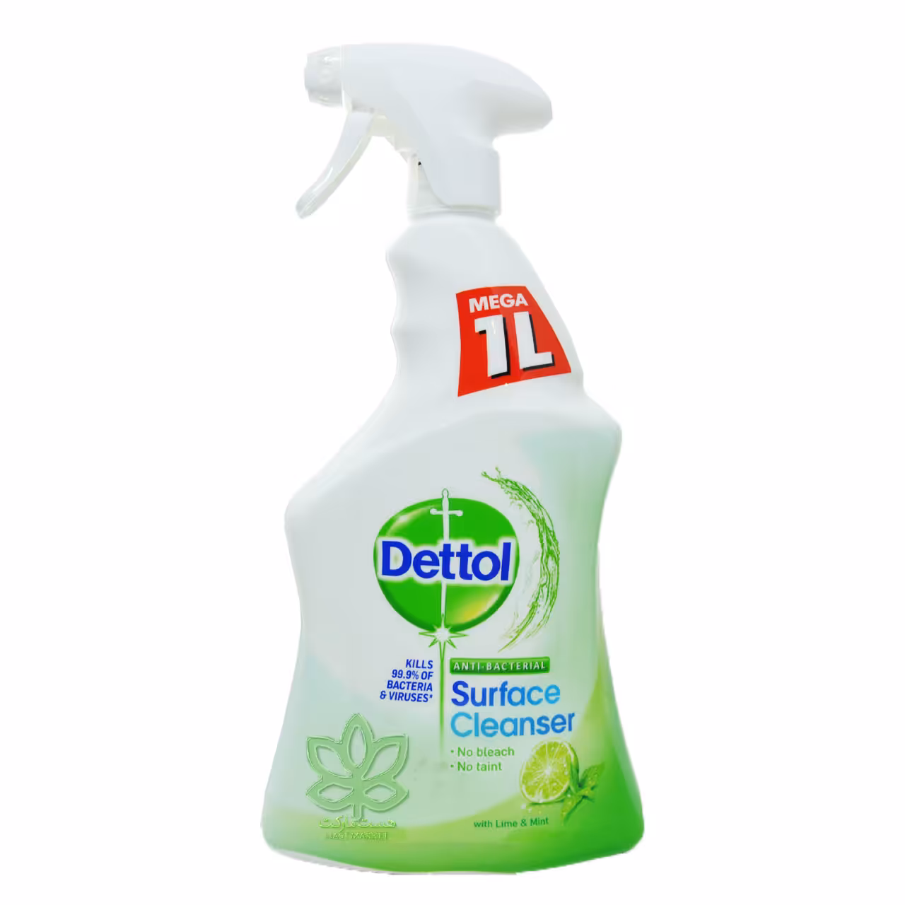 اسپری پاک کننده سطوح آنتی باکتریال با رایحه لیمو و نعنا 1 لیتر دتول - dettol