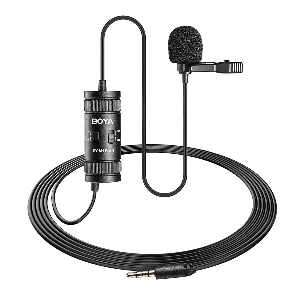 میکروفن یقهای سیمی بویا مدل BOYA BY-M1 Pro II
