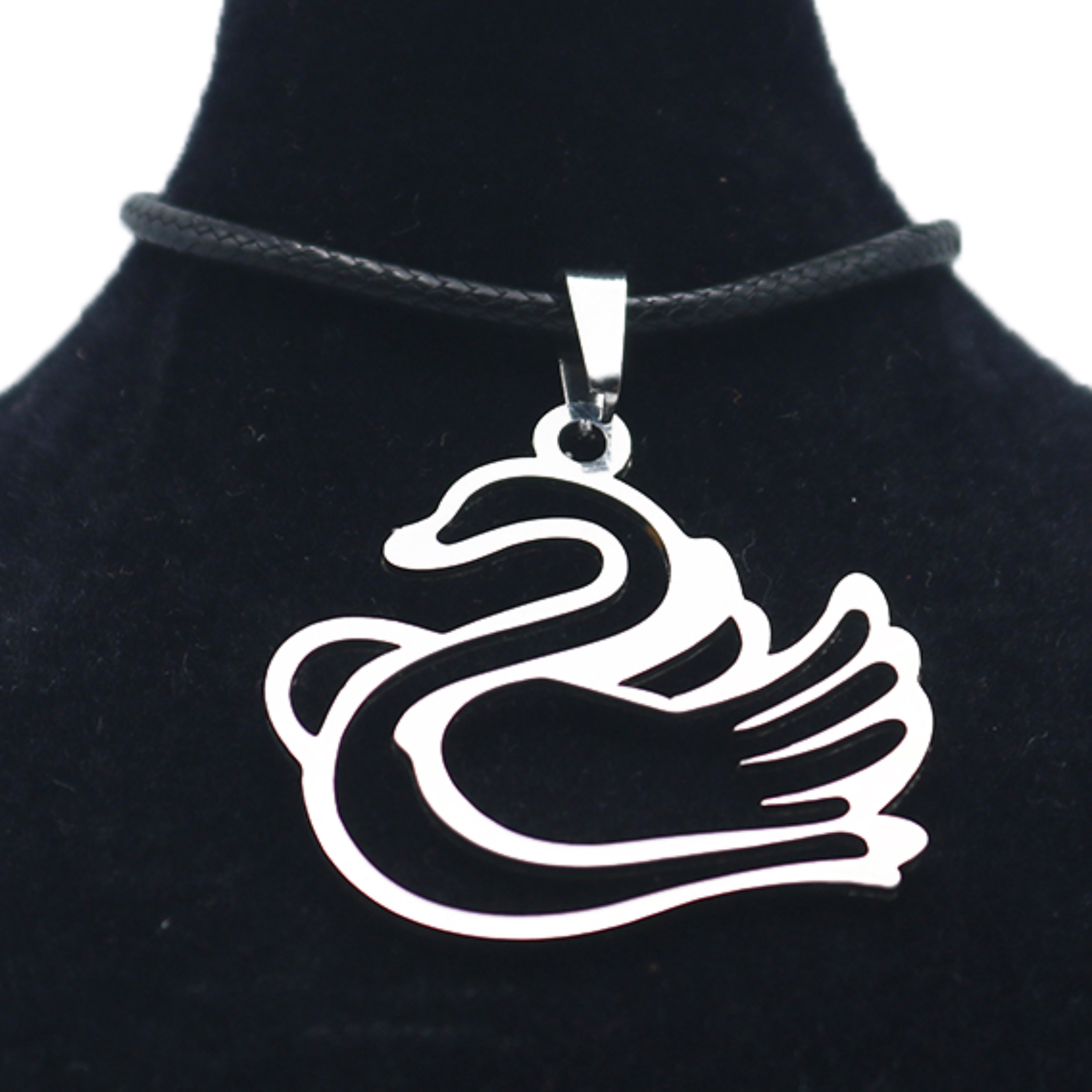 پلاک گردنبند استیل قو