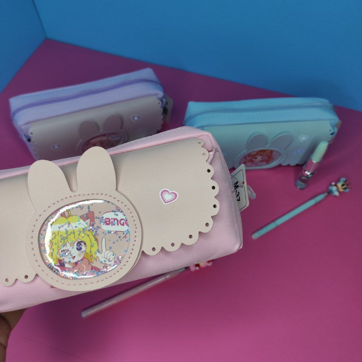 جامدادی خرگوشی دو زیپ برند( هیرو)