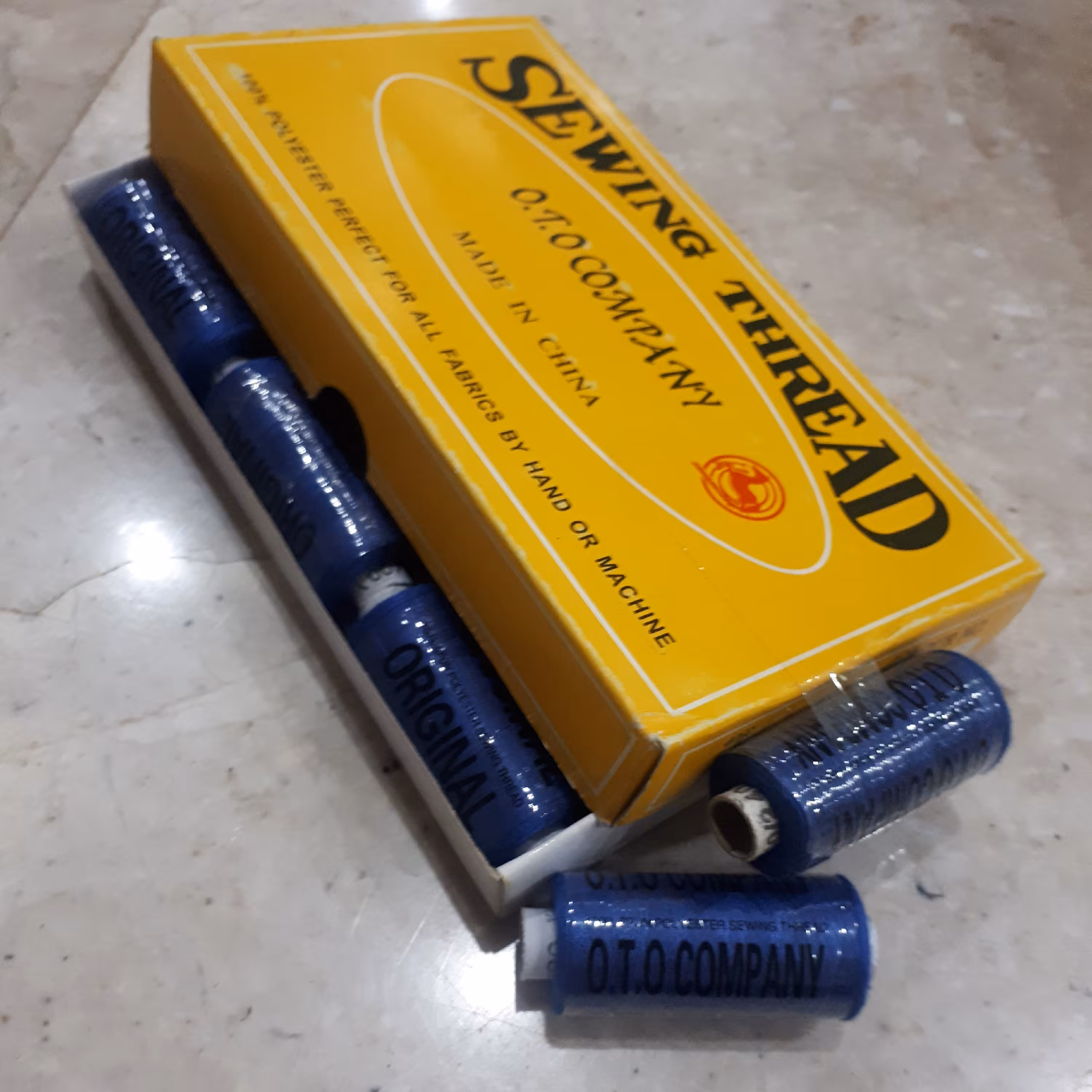 قرقره نخ خیاطی اورجینال، با کیفیت 12 عددی کد 55