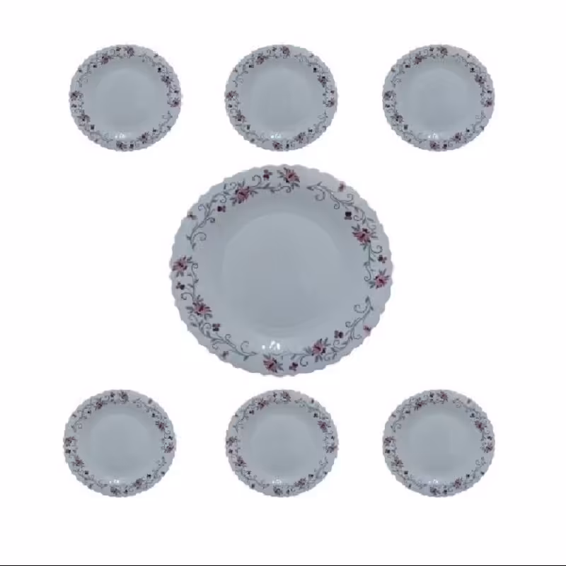 سرویس غذاخوری 7 پارچه پارس اوپال مدل میوه خوری لیندا