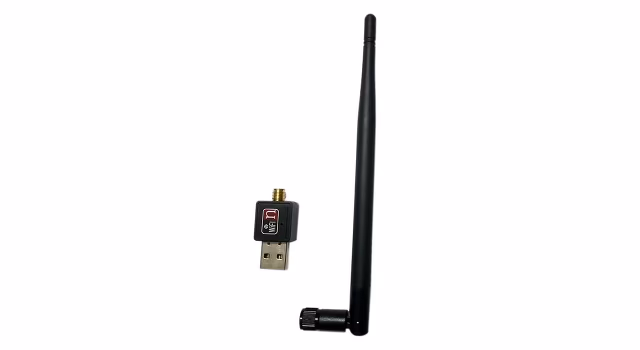 کارت شبکه دانگل usb بی سیم مدل 802.11N آنتن 5dBi