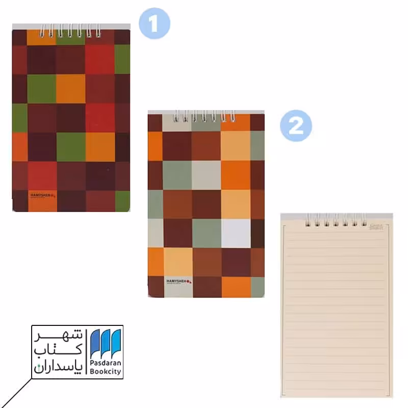 دفتر یادداشت طرح مربع جیبی
