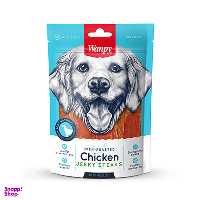 غذای تشویقی سگ ونپی مدل 2 Chicken Jerky Steaks وزن 100 گرم