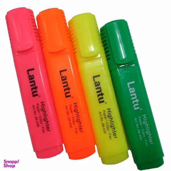 ماژیک علامتگذار مدل lantu بسته 4 عددی