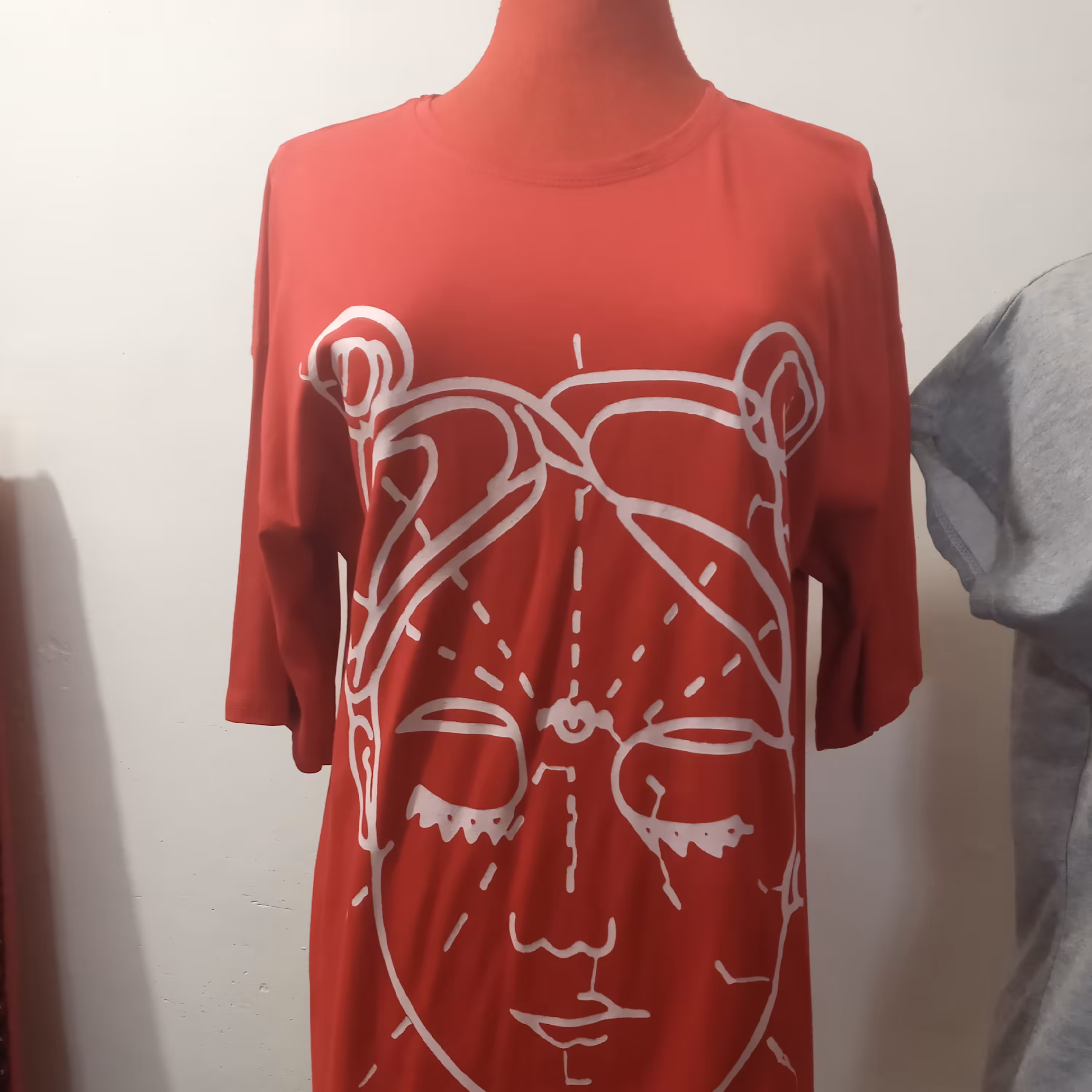 تونیک زنانه فری 36 تا 44 تک رنگ قرمزدموحوده