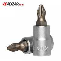 سر پیچ گوشتی بکسی 1/4 اینچ چهارسو فورس مدل 32132