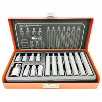 جعبه بیت ستاره ای کوتاه و بلند 15 پارچه رونیکس مدل RH-2696