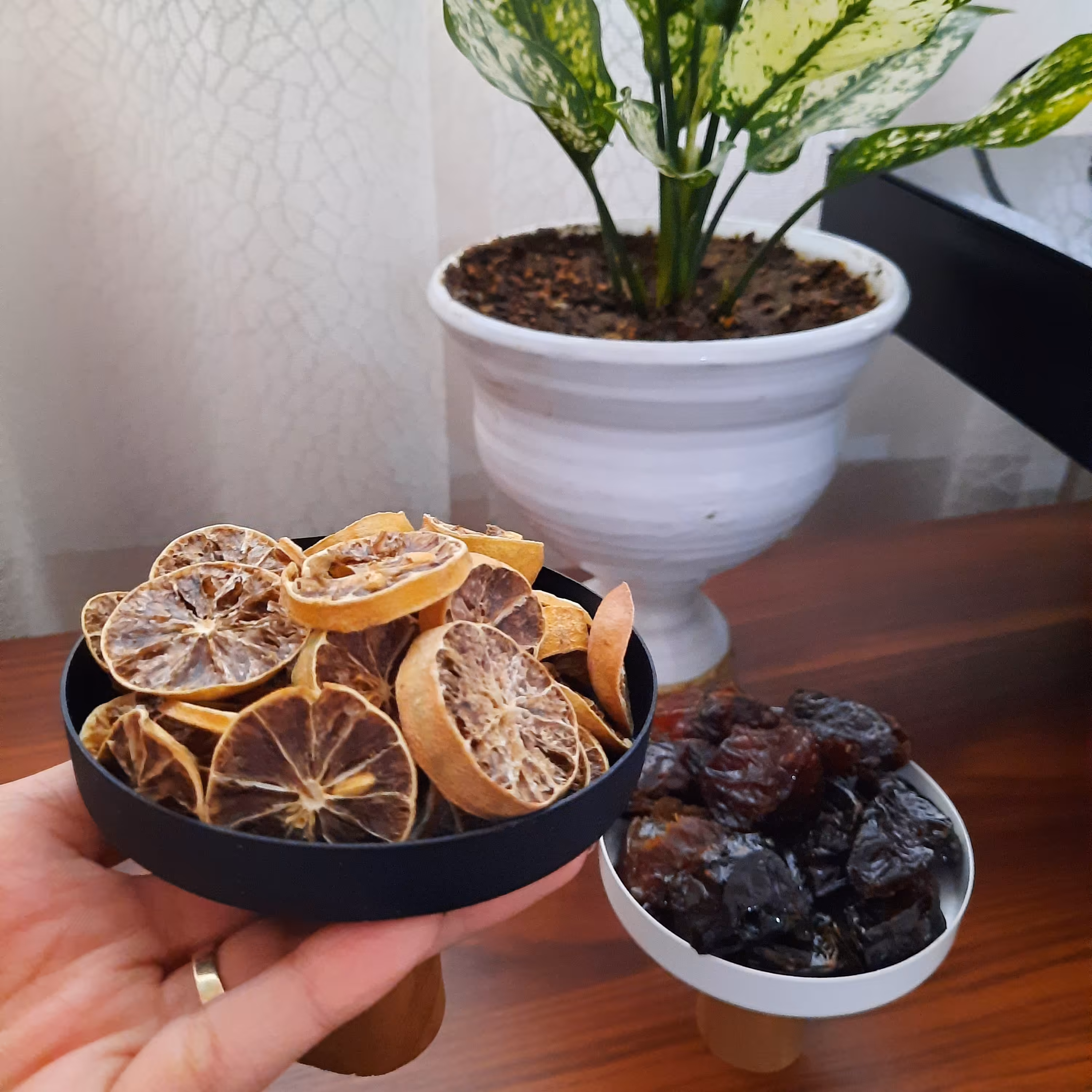 خرماخوری فلزی پایه چوبی