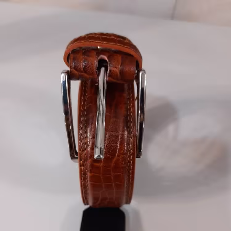 کمربند چرم اصل کد2