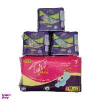نوار بهداشتی تافته مدل maxi + پد روزانه تافته مدل maxi بسته 3 عددی