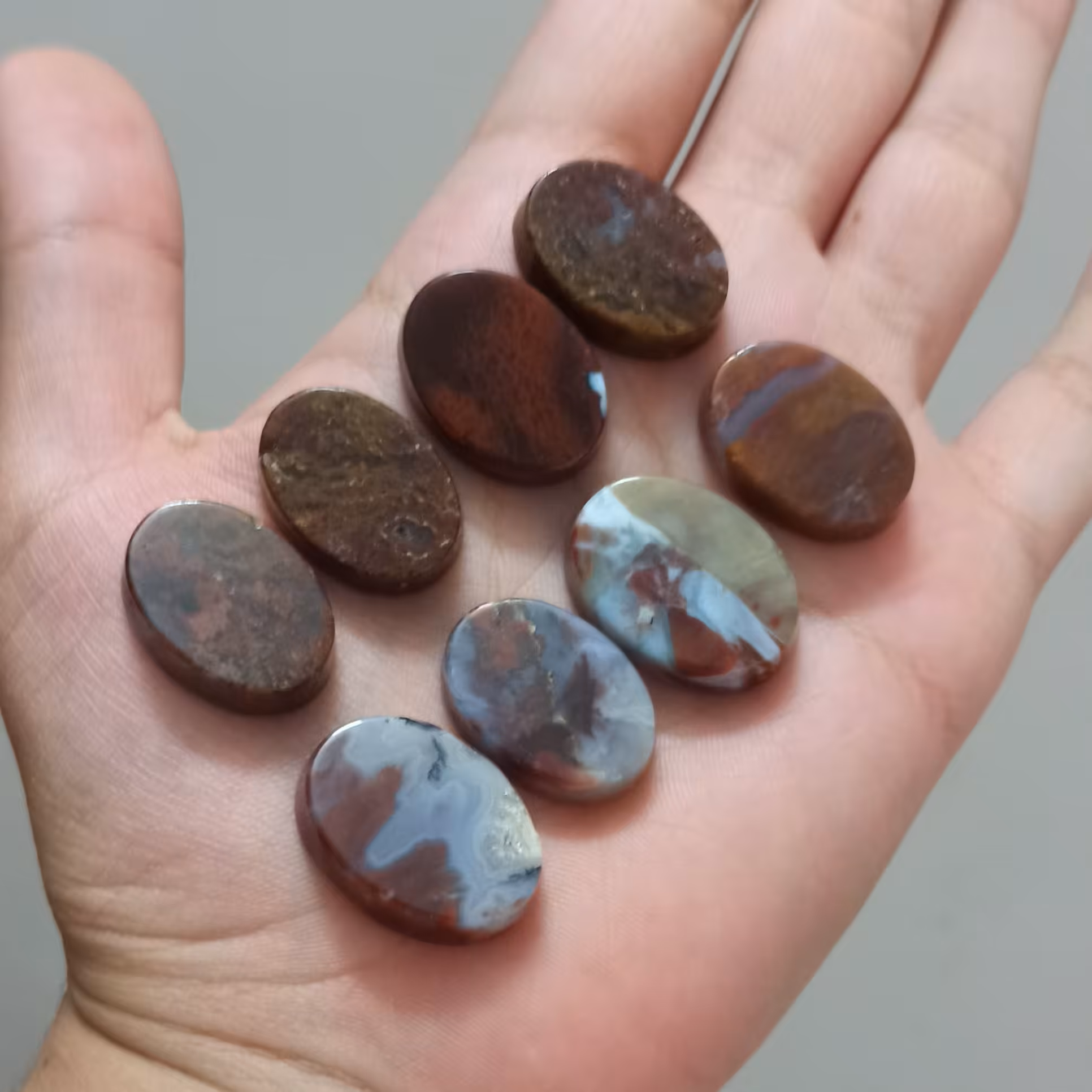 پک هشت عددی عقیق شجر پاییزی ناب خراسان زیبا