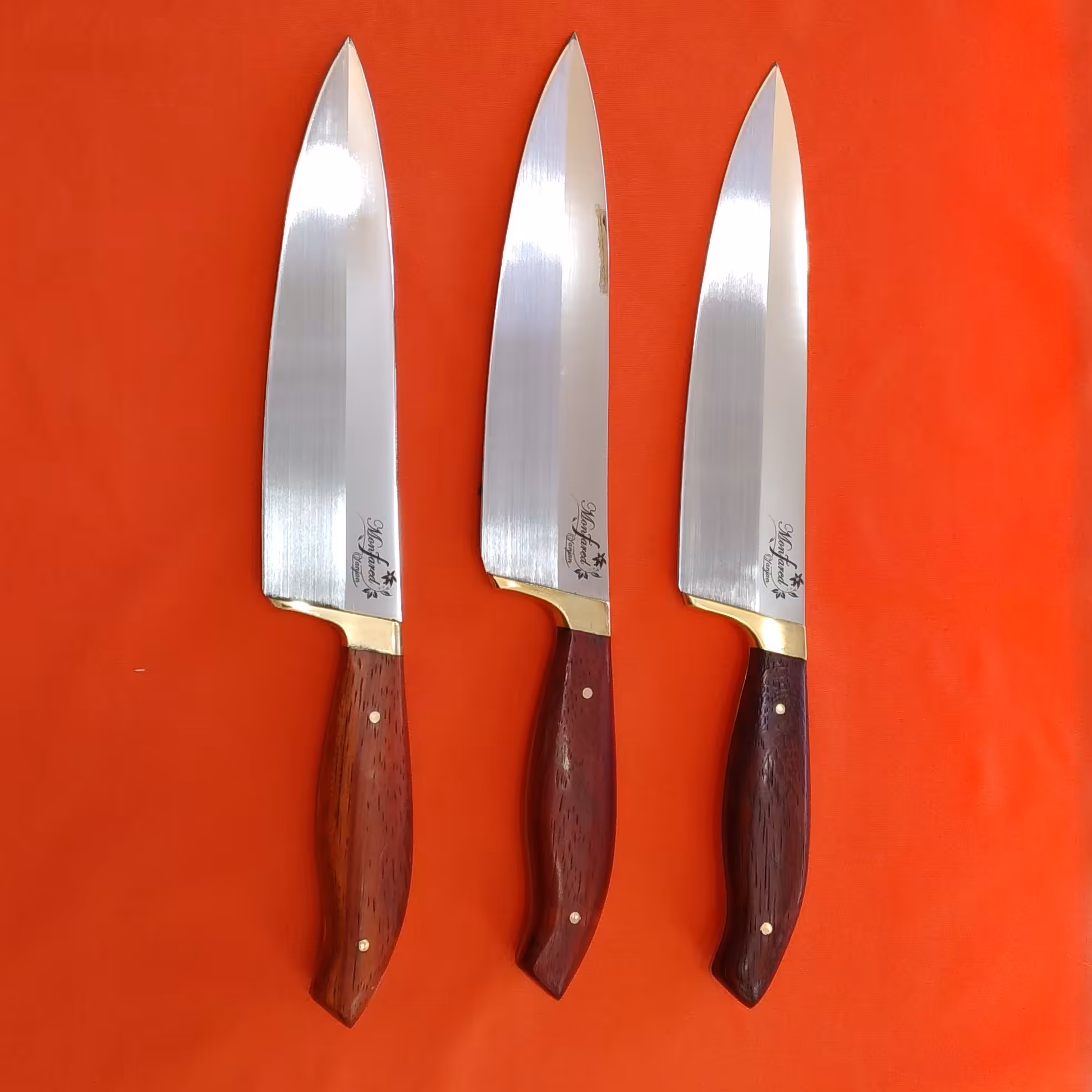 کارد آشپزخانه سایز 4 منفرد تیغه استیل فولاد دسته پادوک ضمانتی و درجه یک (تکی)