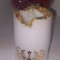 شمع لب شکسته ورق طلا