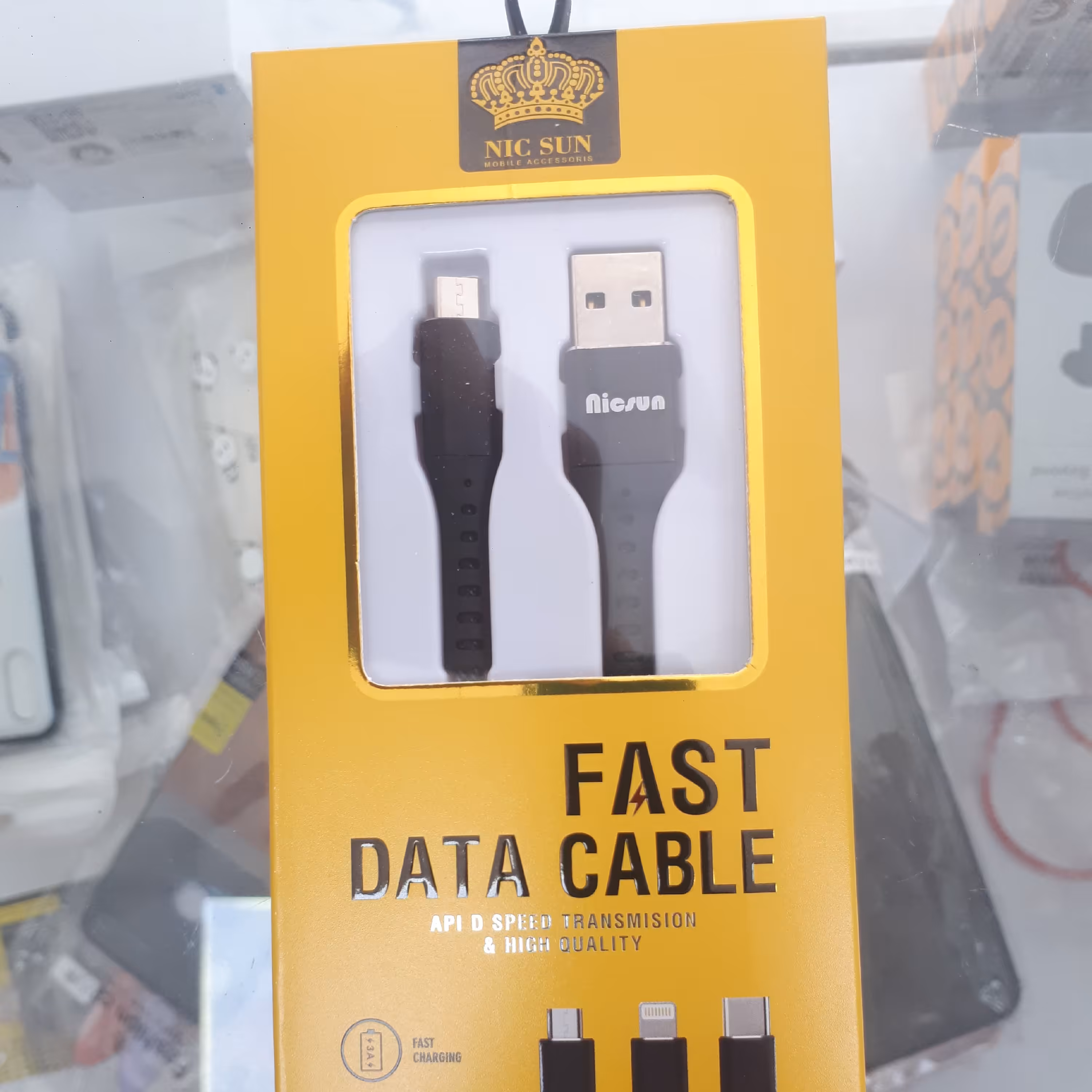 کابل شارژر ایفون 3 امپر