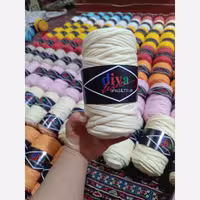 نخ کاموا کلاف 555 گرمی تریکو رنگ نباتی  مارک دیوا