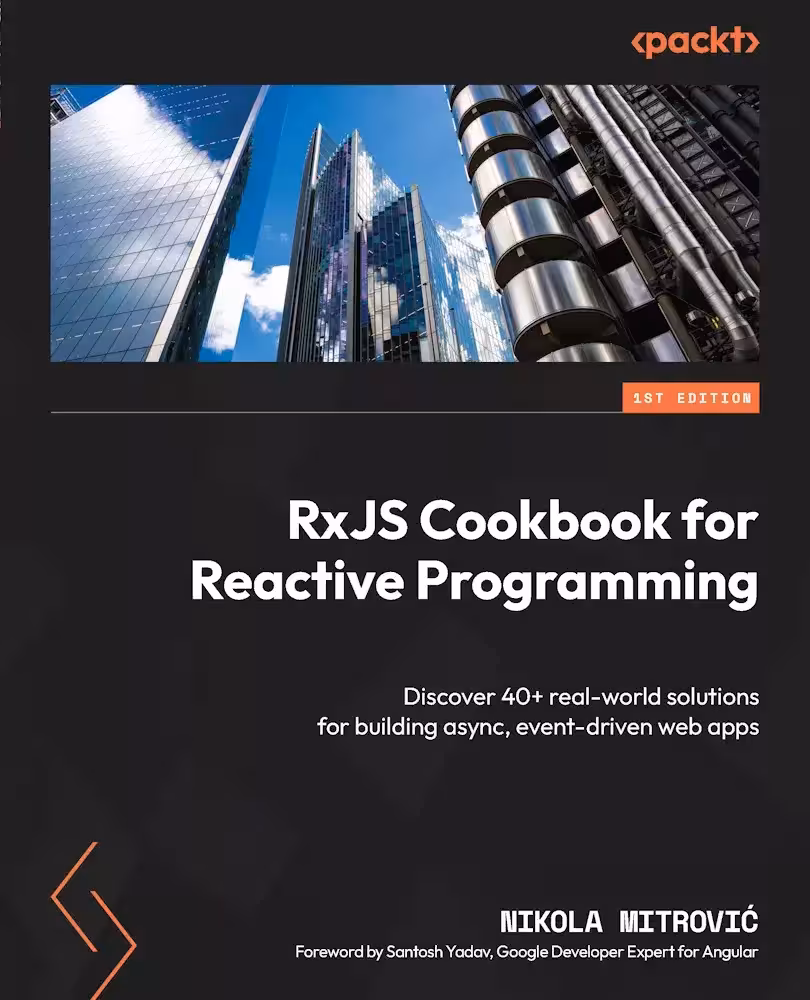 کتاب RxJS Cookbook for Reactive Programming