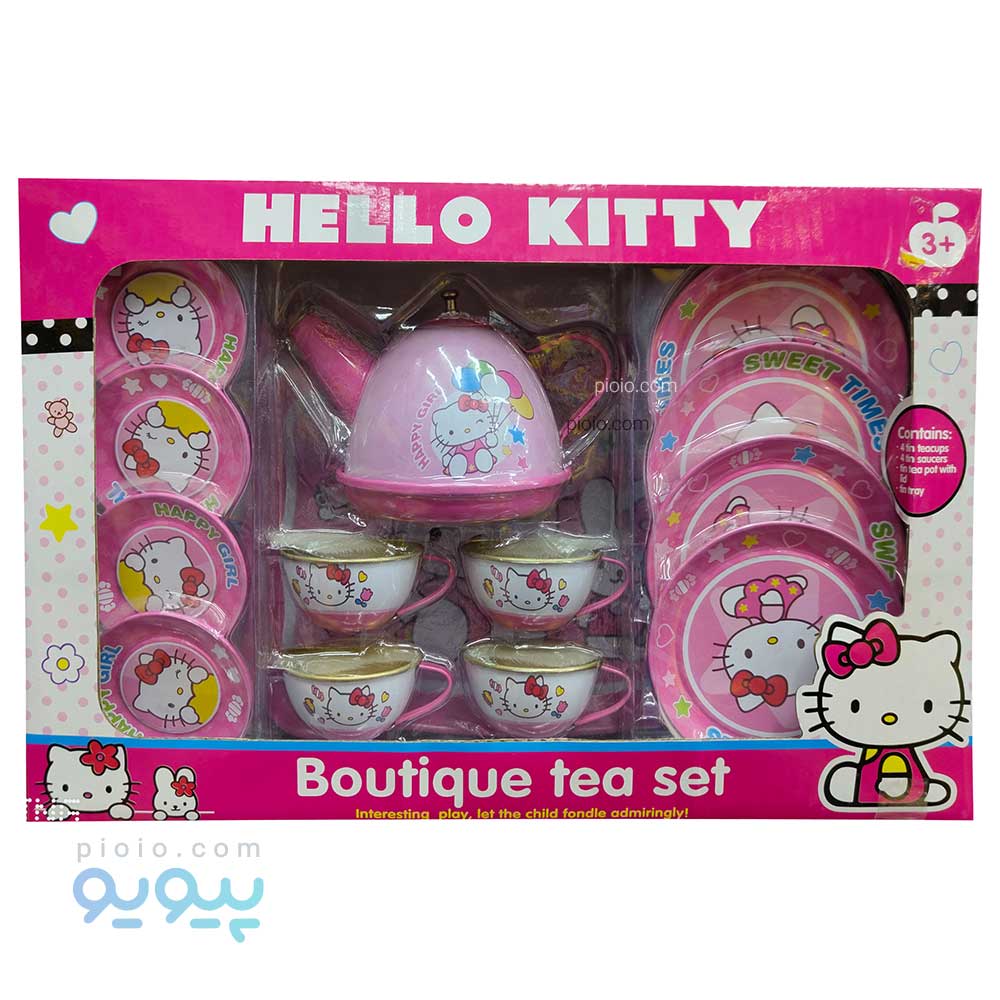 اسباب بازی سرویس چای خوری طرح کیتی آیتم 966-A17
