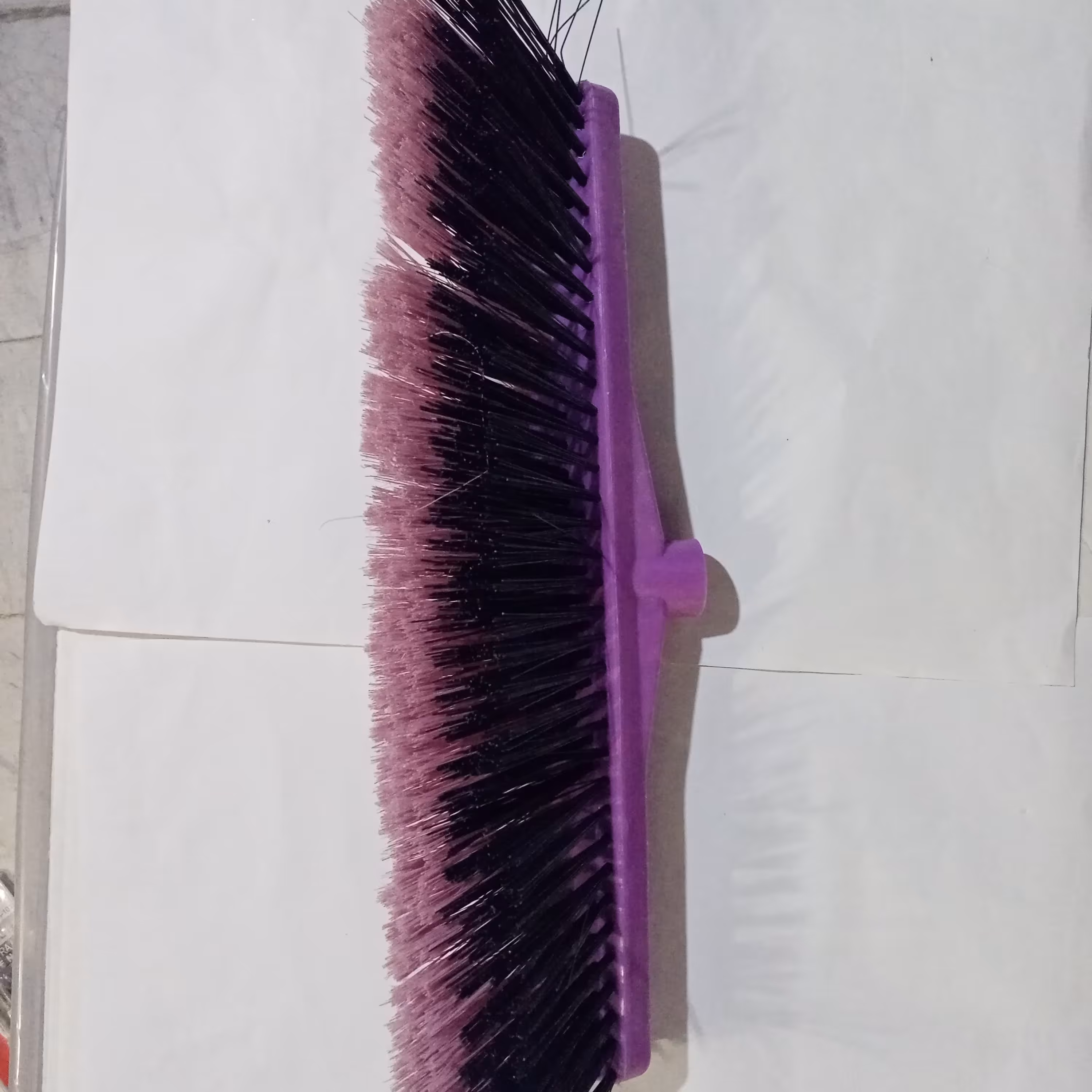 جارو سالنی 30 سانتی دوکاره یکطرف زبر یک طرف نرم بدون دسته