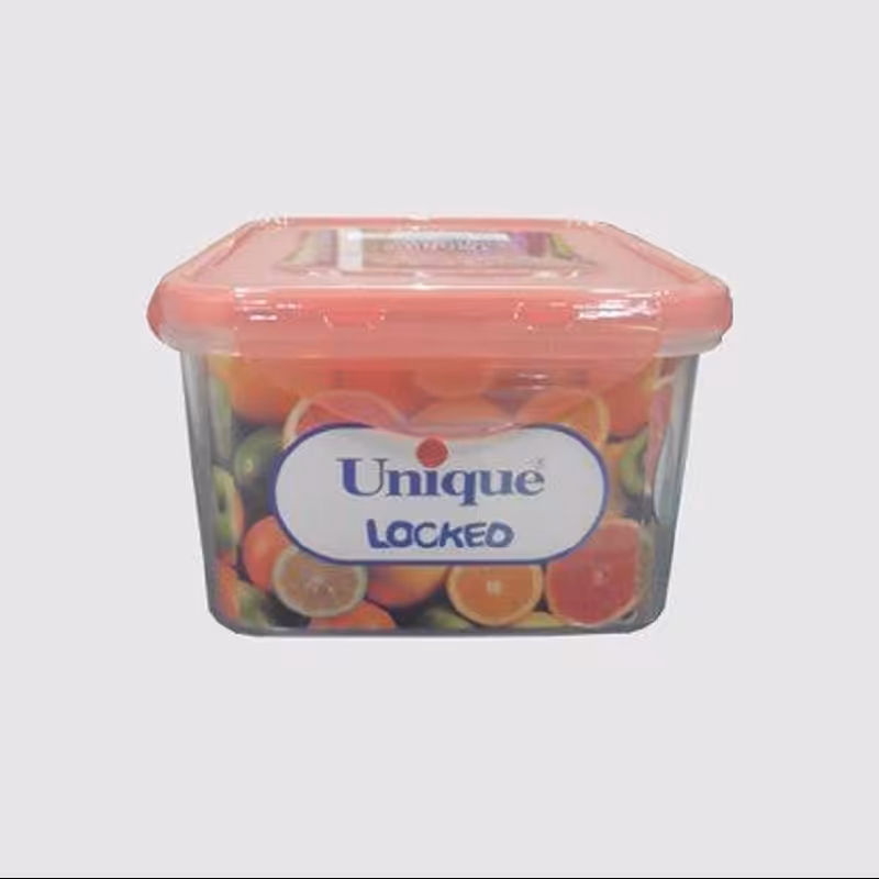 ظرف غذا فریزری مربعی 0.9 لیتر یونیک کد 2835