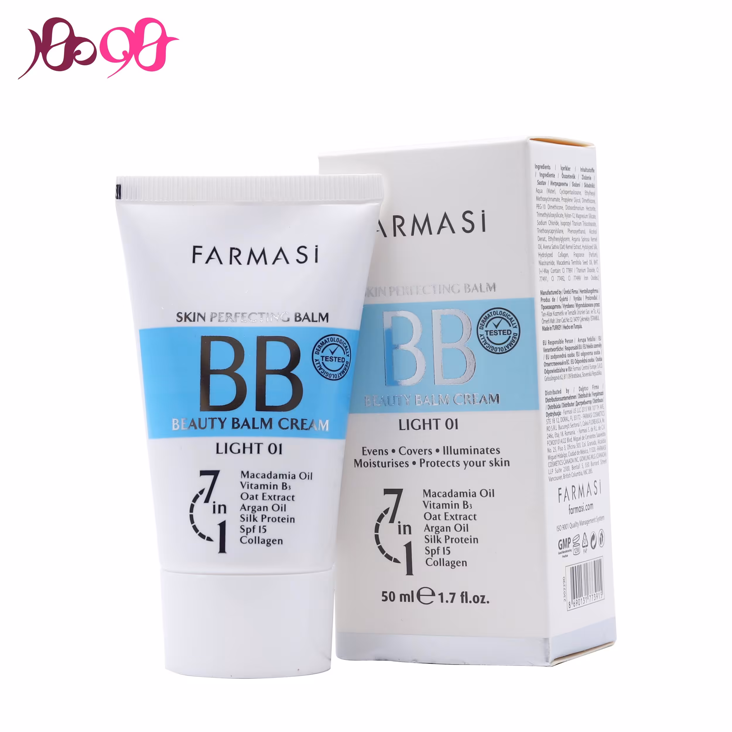 BB کرم شماره 01 فارماسی مدل Light