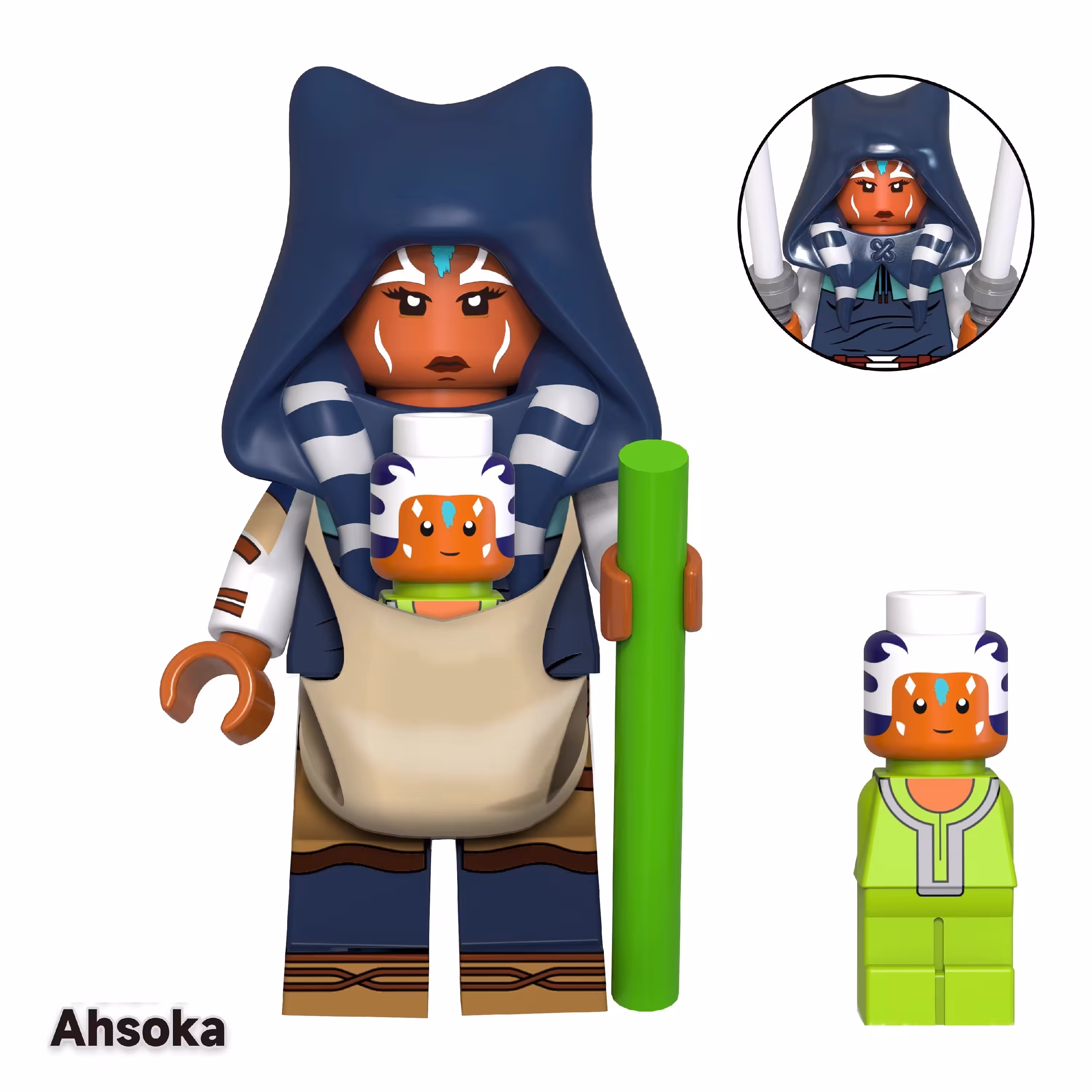 لگو آسوکا تانو (استار وارز) همراه با میکرو فیگور 