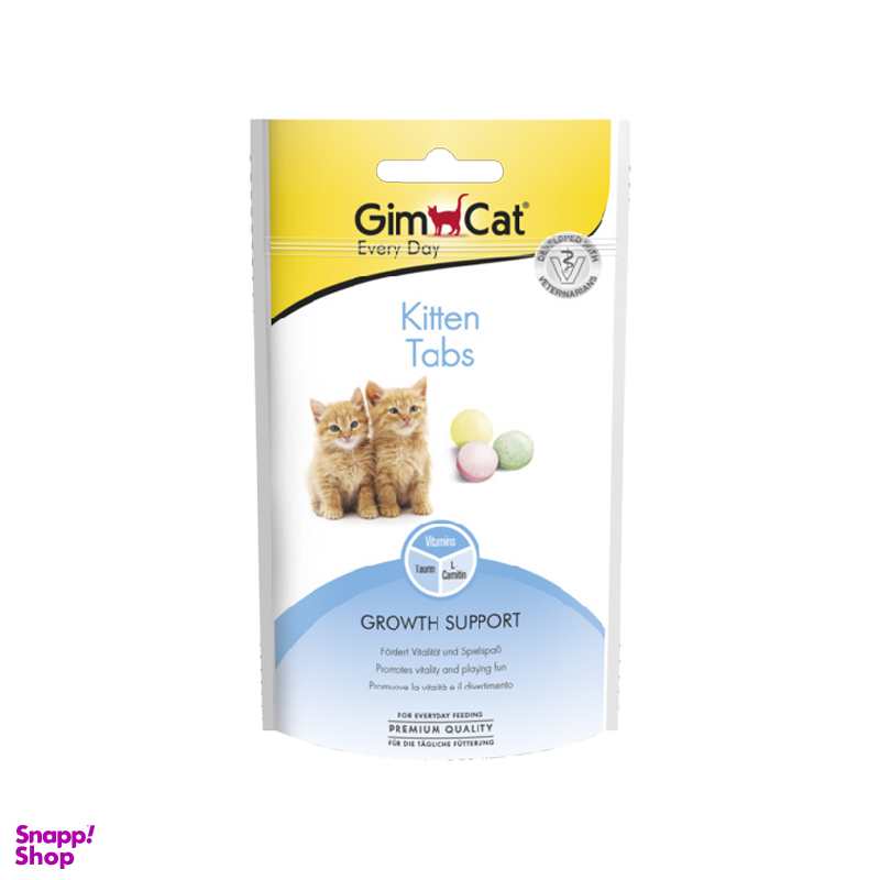 قرص بچه گربه جیم کت مدل GimCat Tabs Kitten وزن 40 گرم