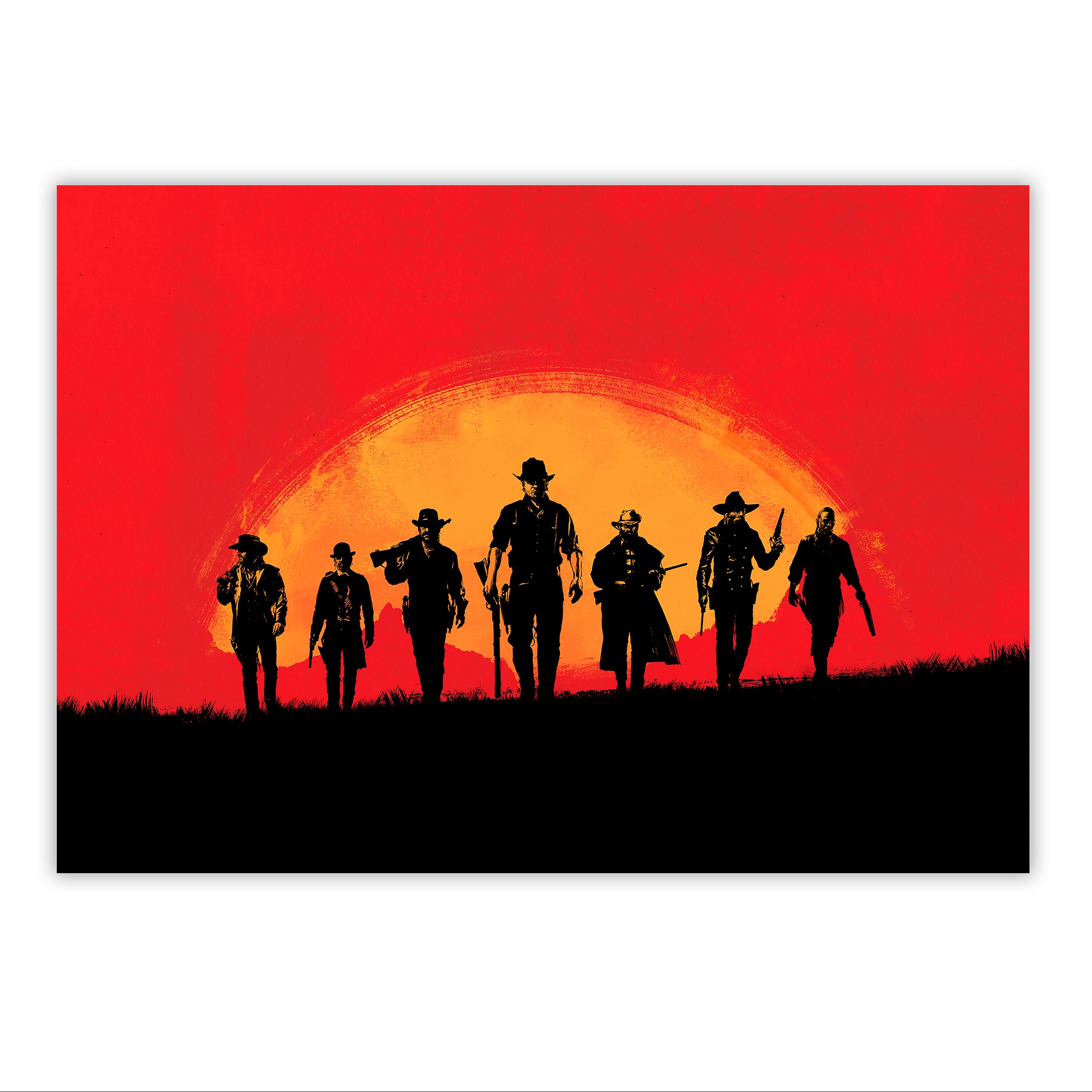 تابلو شاسی مدل Red Dead Redemption 2 سایز 20 در 28 کد 9