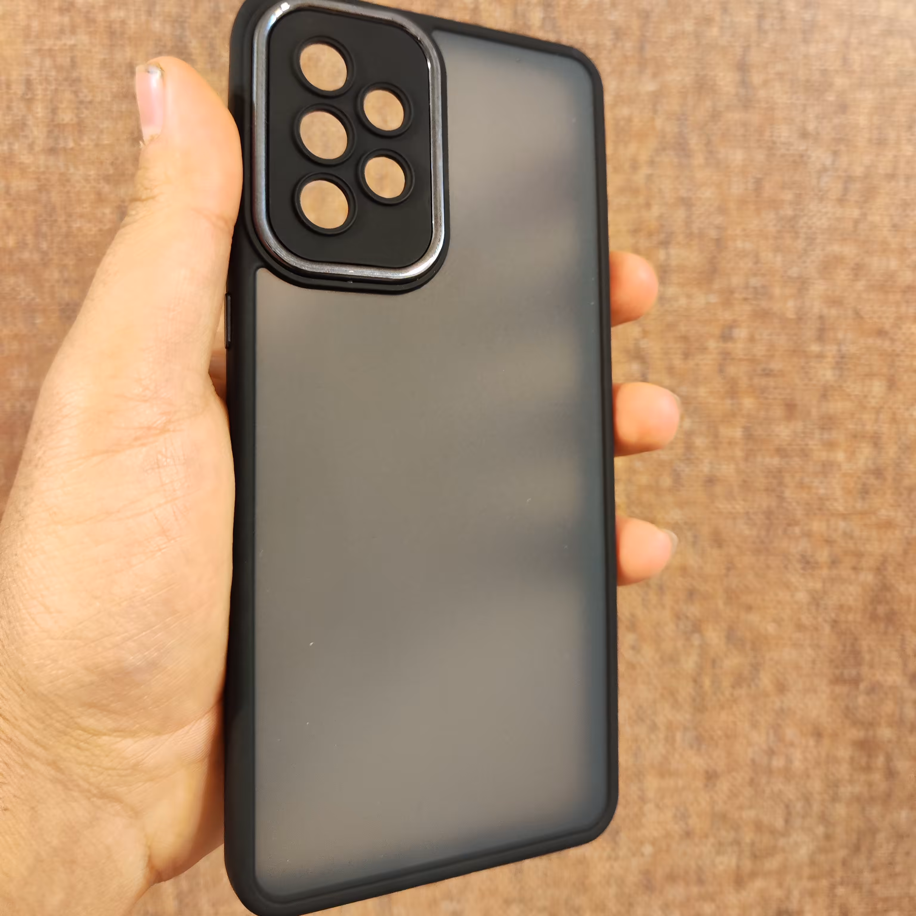 قاب PC متال ایرون مات محافظ لنزدار Samsung Galaxy A73