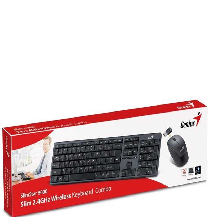 کیبورد و ماوس جنیوس مدل اسلیم استار 8000