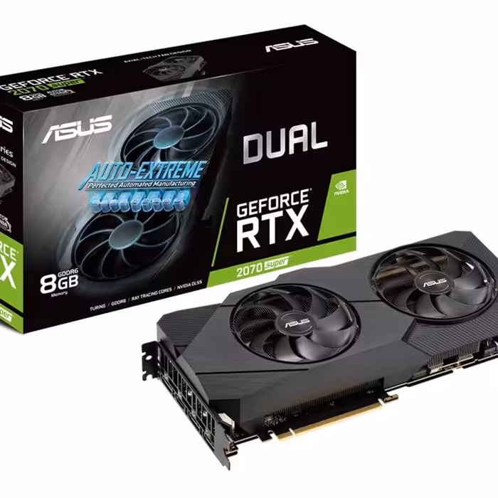 کارت گرافیک ایسوس مدل DUAL-RTX2070S-O8G-EVO با حافظه 8 گیگابایت