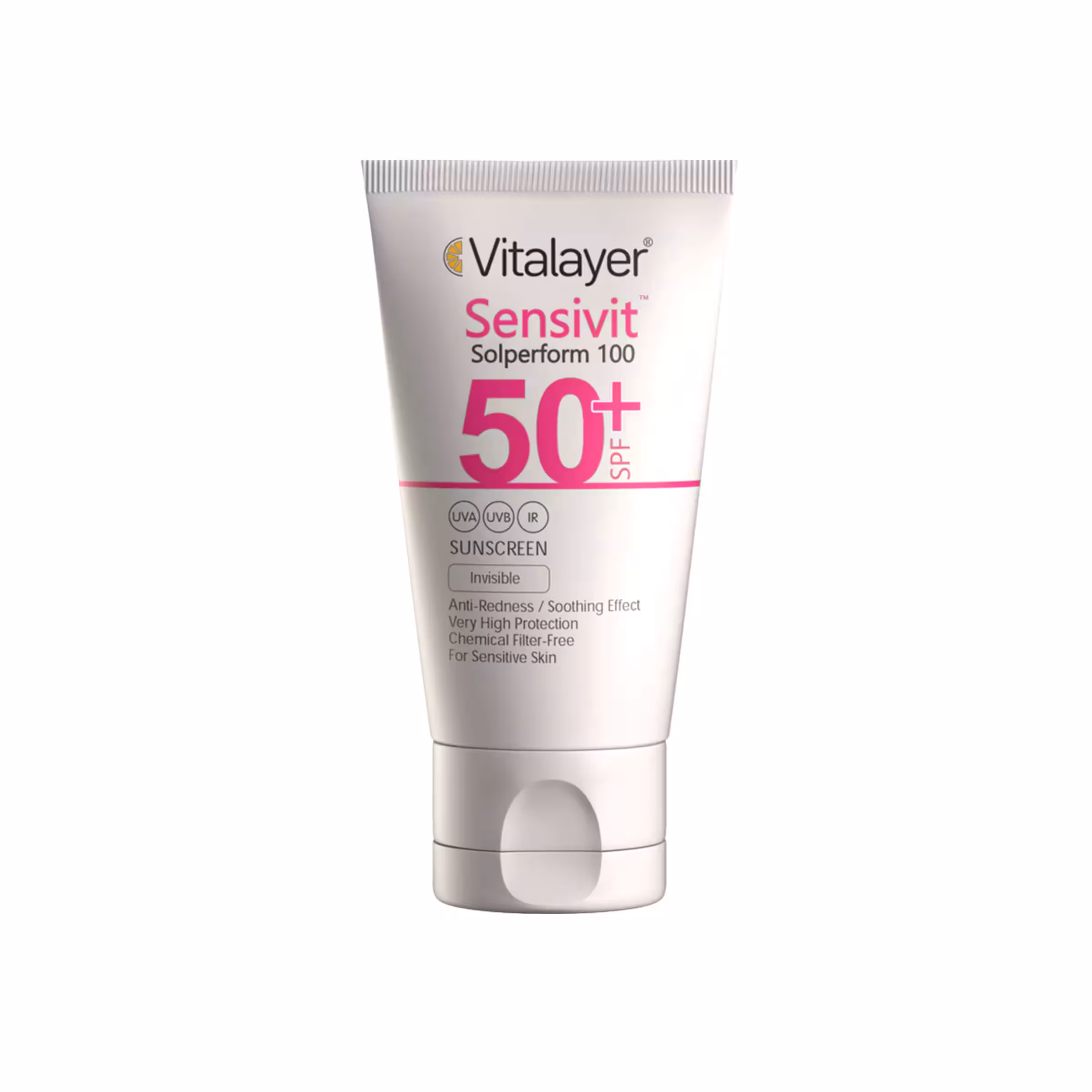 کرم ضدآفتاب پوست حساس ویتالیر (SPF50)