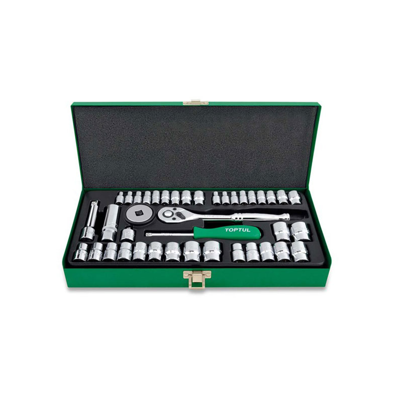 جعبه بکس 40 پارچه 1/4 و 3/8 اینچ تاپ تول TOPTUL مدل GCAD4002
