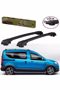 جعبه بار سقفی مشکی DACIA SANDERO STEPWAY 2007 2012 TRX1 CARRIER LOOK CAVIL BAR Thunder