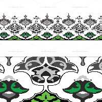 وکتور حاشیه المان اسلیمی | گرافیک با طعم تربچه