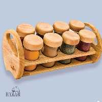 سرویس جا ادویه 8 پارچه هلالی یونیک کد 6139